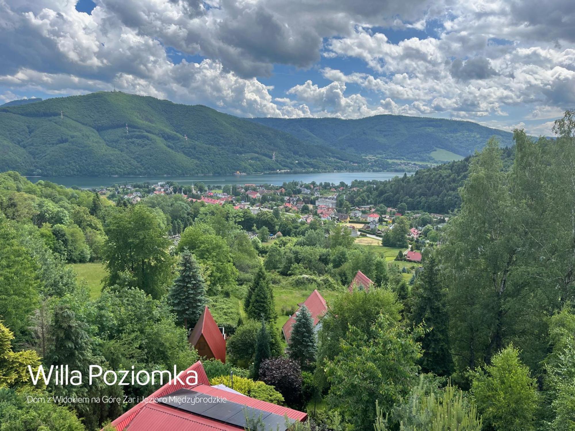 Willa Poziomka Z Tarasem I Widokiem Na Gore Zar I Jezioro Miedzybrodzkie Miedzybrodzie Bialskie Exterior photo